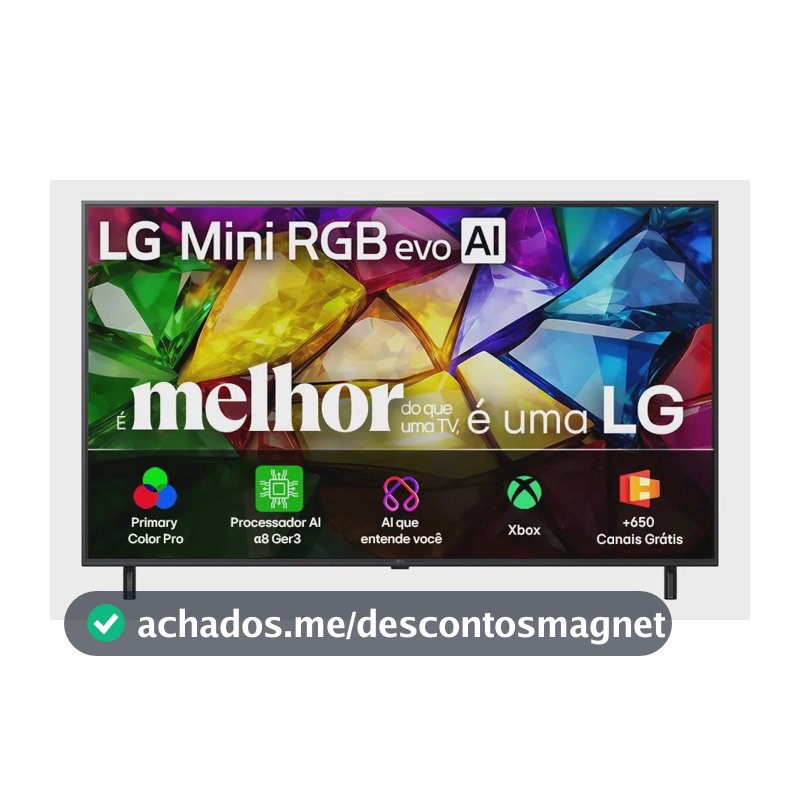 Smart Tv 4k 55  LG Mini Rgb Evo Ai Mrgb85 2026