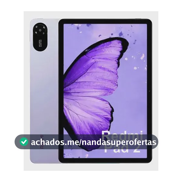 Tablet Xiaomi Redmi Pad 2 11 8gb Ram 256gb Cor Exclusiva - Lavanda