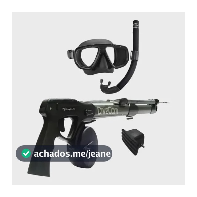 Kit Arpão Arbalete Pesca Sub Mascara  Snorkel