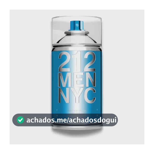 Body Spray Carolina Herrera 212 Men NYC Body Fragrance 250 ml