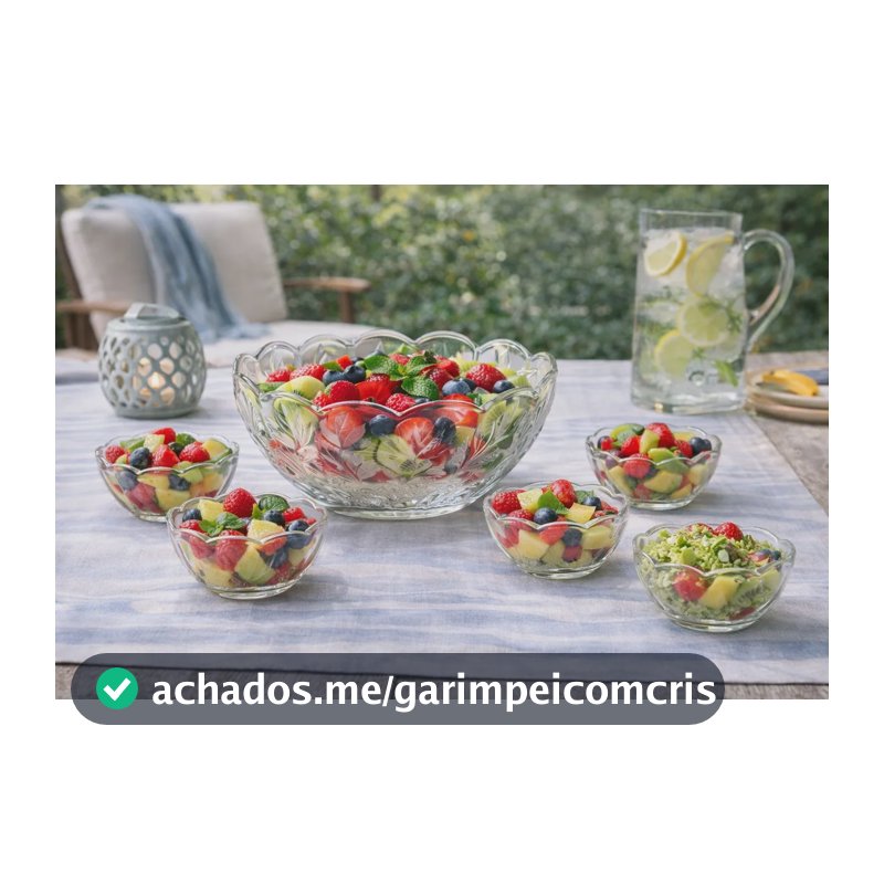 Jogo Sobremesa/salada Bowls - 7 peças