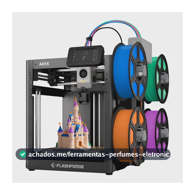 Impressora 3d Flashforge Ad5x Profissional Multicolorida