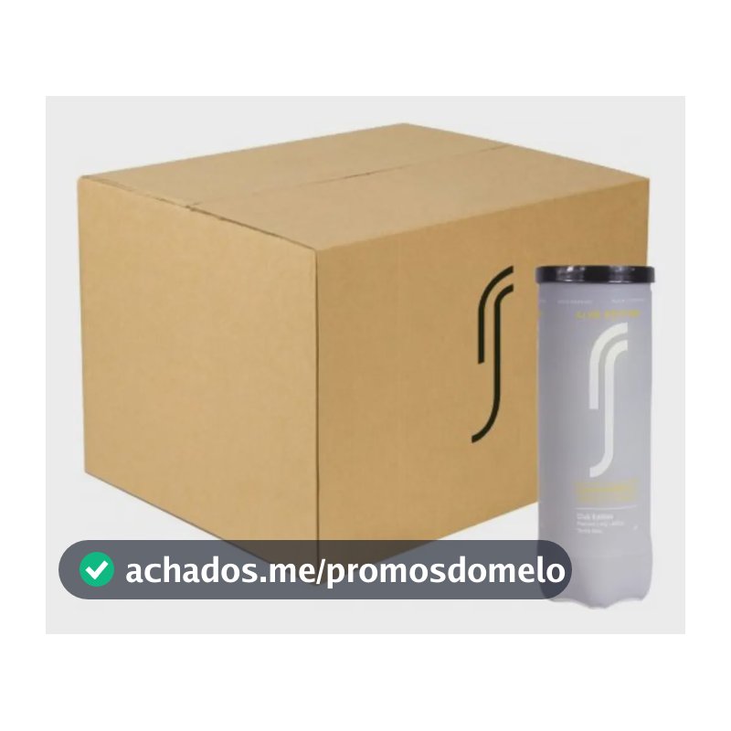 Bola De Tênis Club Edition Caixa C/ 24 Tubos Robin Söderling Amarela