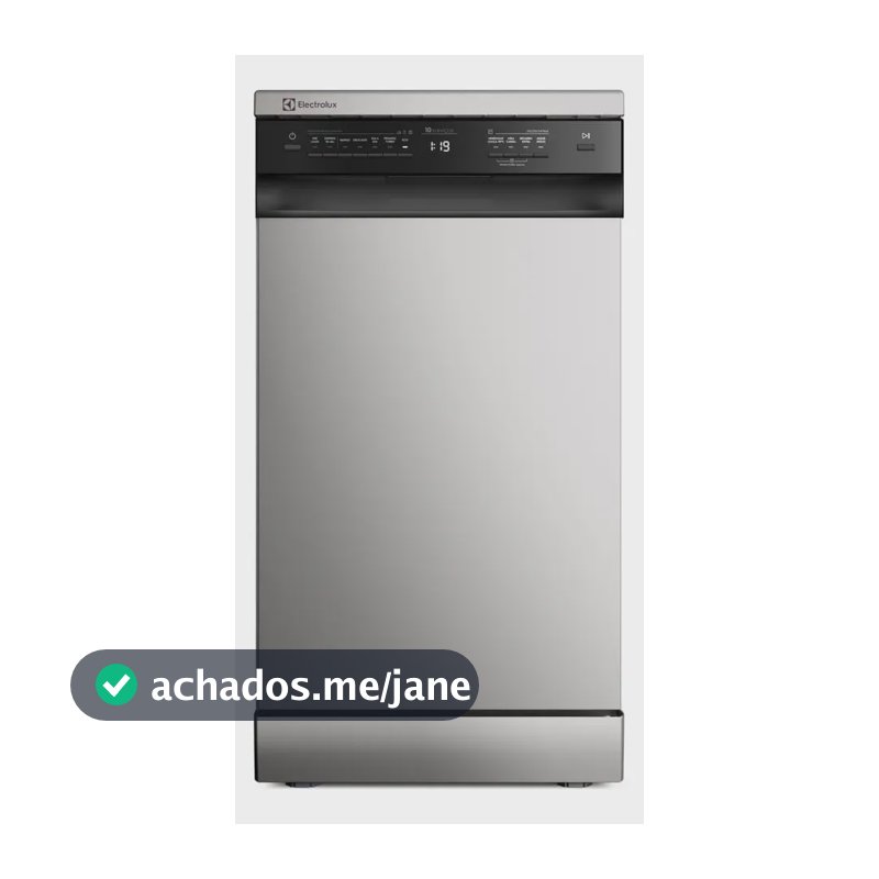 Lava-louça Electrolux 10 Serviços Inox Lava E Seca 50' Ls10e Prateado