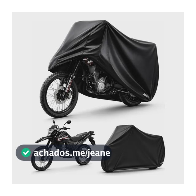 Lona Para Cobrir Moto Impermeável Proteção Contra Sol Chuva