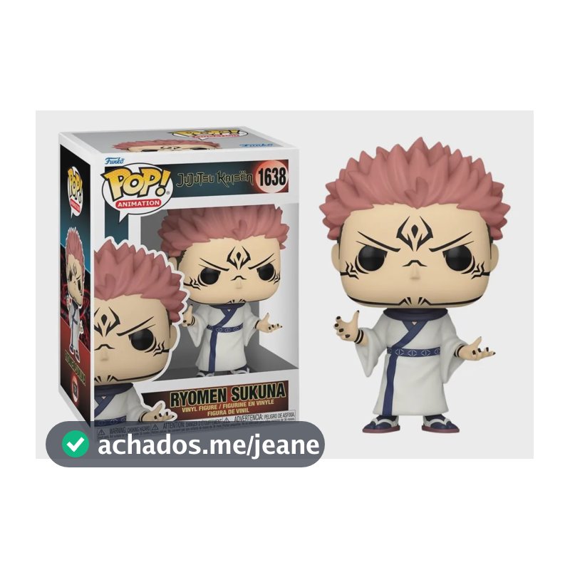 Funko Pop Ryomen Sukuna 1638 Kimono Jujutsu Kaisen Original