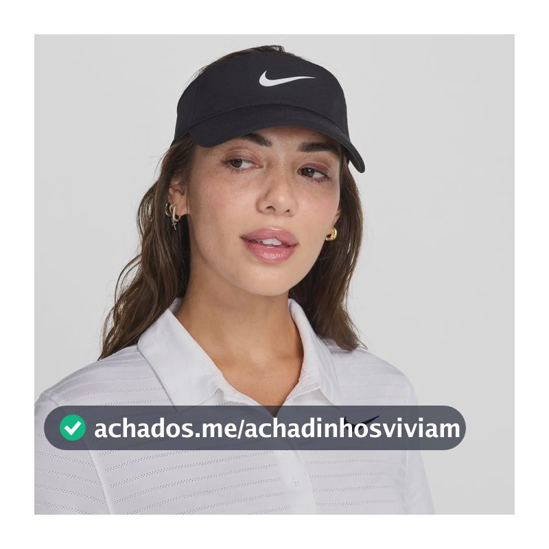 Viseira Nike Dri-fit Ace Visor Cor Preto/branco Tamanho M/g