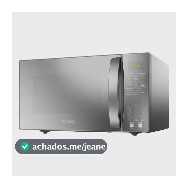 Micro-ondas Consul 32L Prata com Menu Fácil - CMS46AR