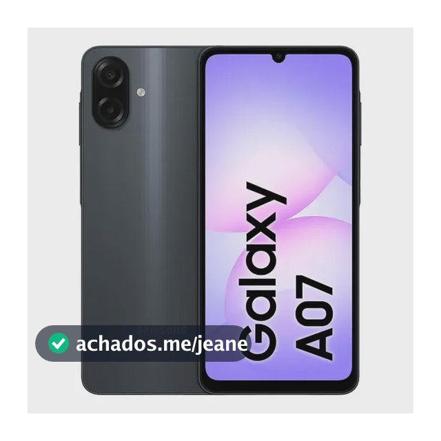 Smartphone Samsung Galaxy A07 4G 256GB 8GB Preto 6,7"