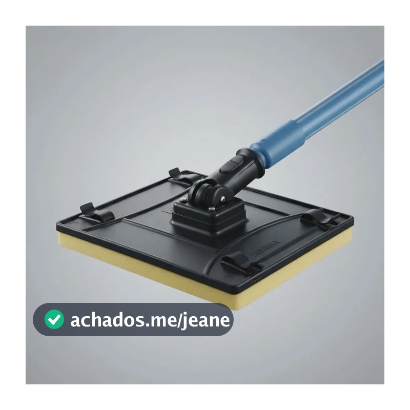 Lixadeira Manual Lixaflex Preto para Paredes e Tetos com Suporte Articulado