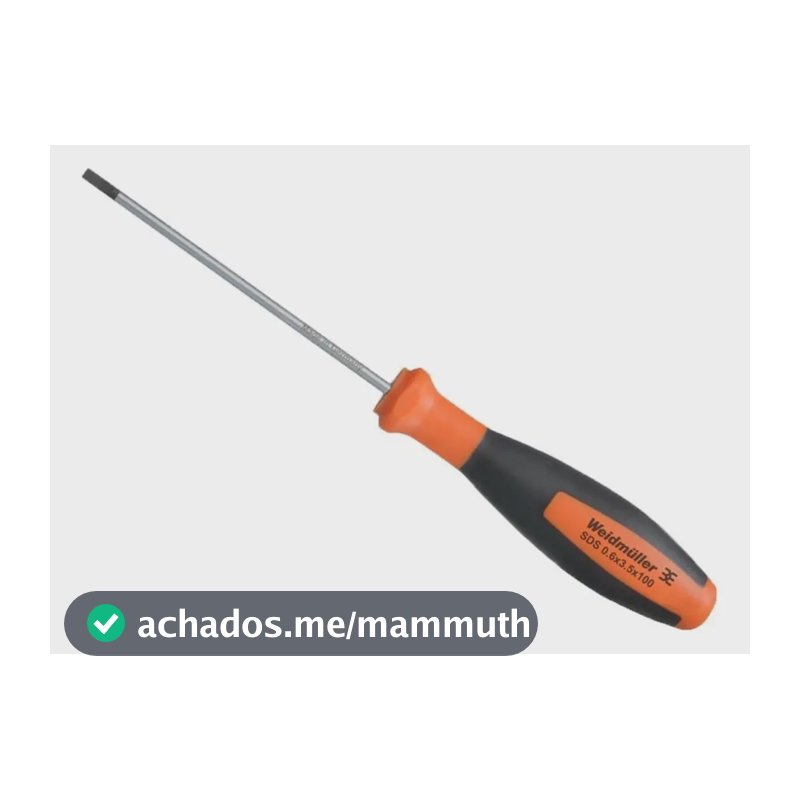 Chave Fenda Sds 0.6x3.5x100 (2749340000) Weidmuller