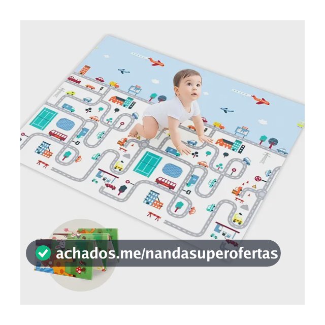 Tapete Infantil De Atividades Dupla Face Tatame Emborrachado