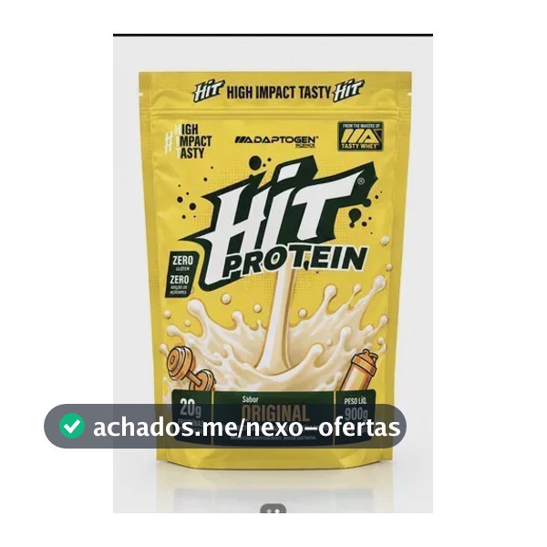 Whey Hit Protein Adaptogen 900g Sabor Original