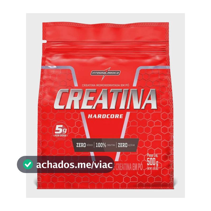 Creatina Integralmédica em pó Sem sabor x 500g