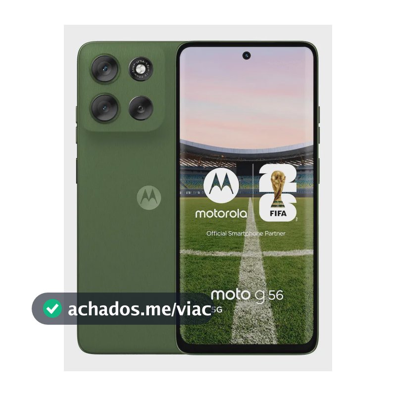 Celular Motorola Moto G56 256gb + 12gb Ram 5g Dual Sim Green