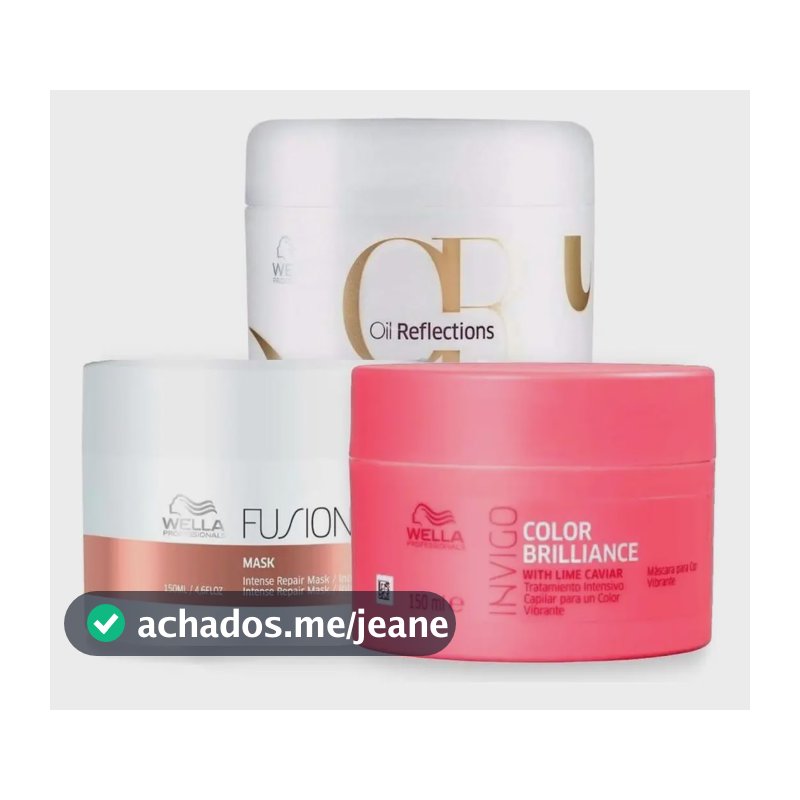 Kit Cronograma Capilar Fios Perfeitos - Wella