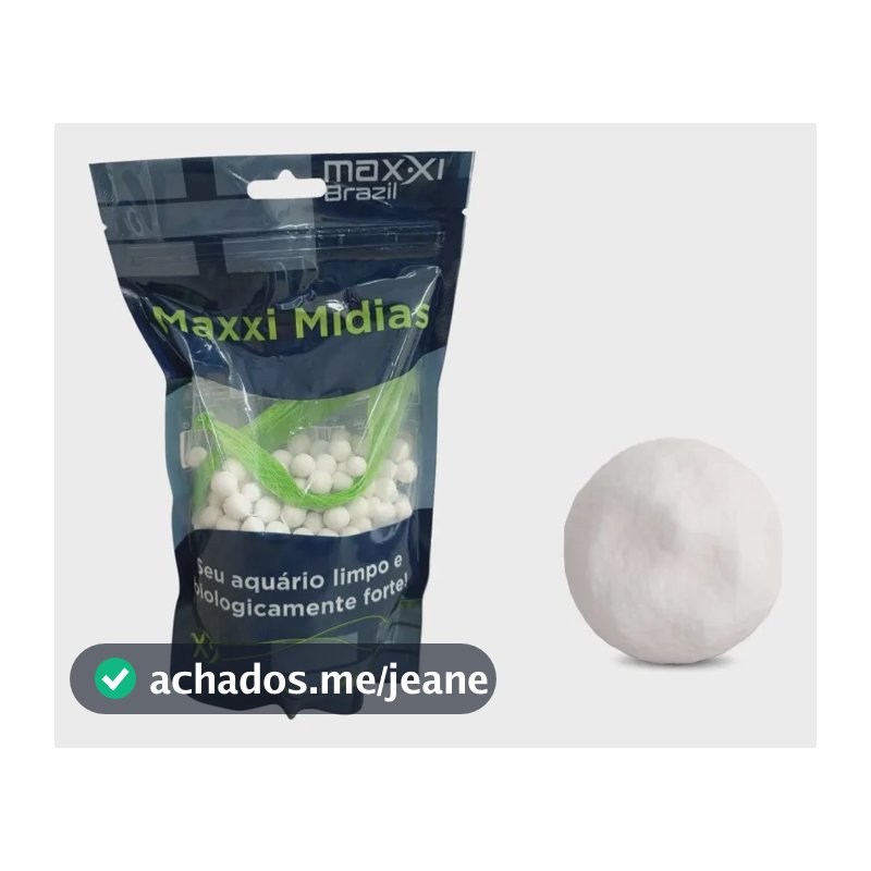 Midia Biologica Maxxi Nitroesfera Aquario 250l 500g C Bolsa
