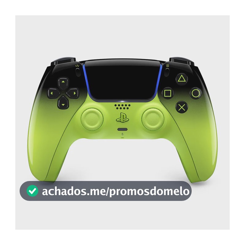 Controle sem fio PlayStation DualSense – Remix Green