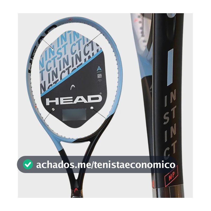 Raq Tênis Instinct Mp 2025 300g Adulto Aro 100 S/corda Graph Azul-aço L3 L3
