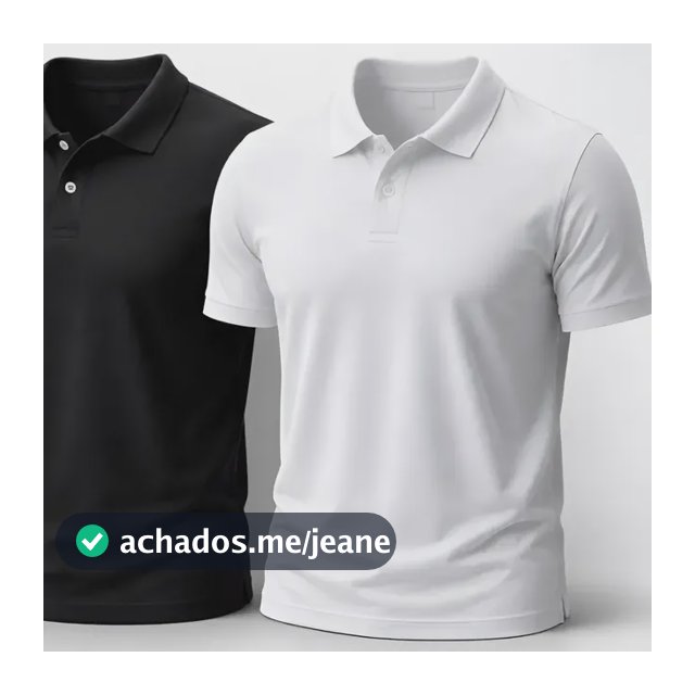 Kit 2 Camisa Gola Polo Masculina Básica Piquet Camiseta