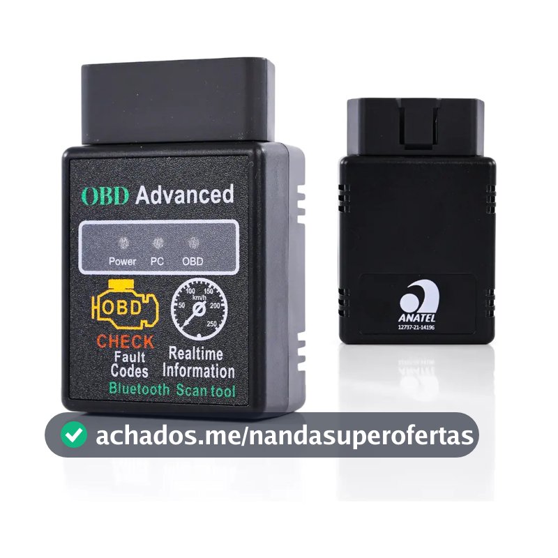 Scanner Obd2 Elm327 Automotivo Bluetooth Obd Advanced V2.1