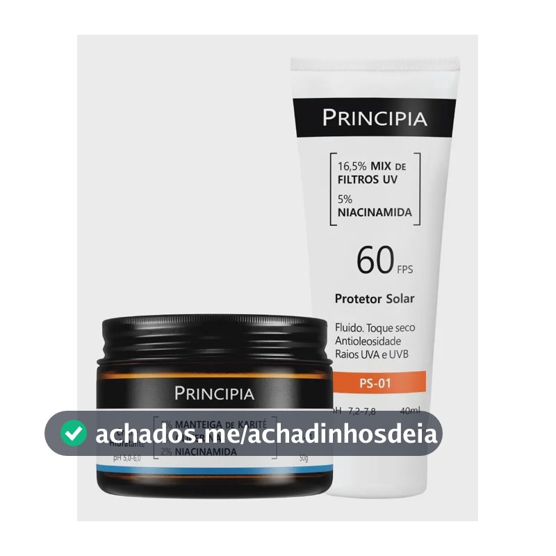 Principia Kit Dupla Diária Com Fps 60 Todo Tipo De Pele Dia/noite