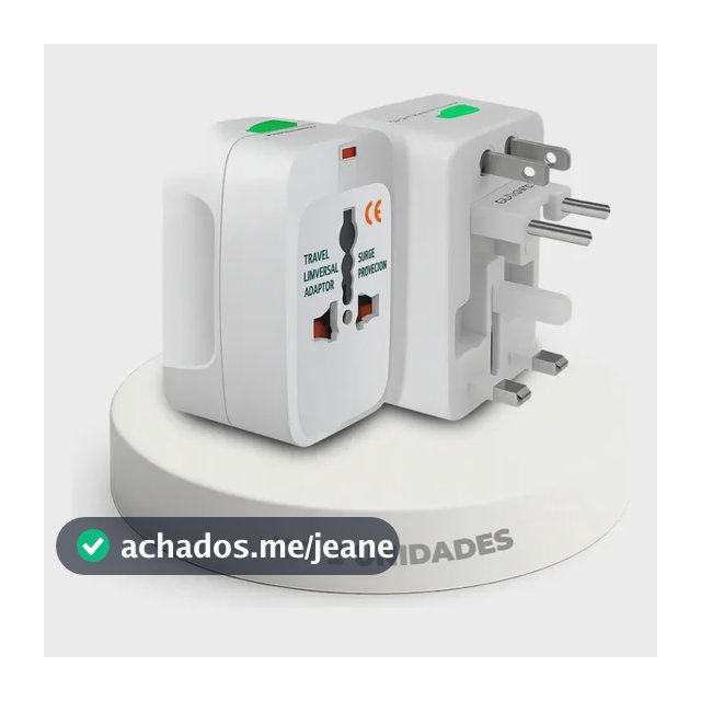 Kit 2 Adaptador de Tomada Universal Tomada