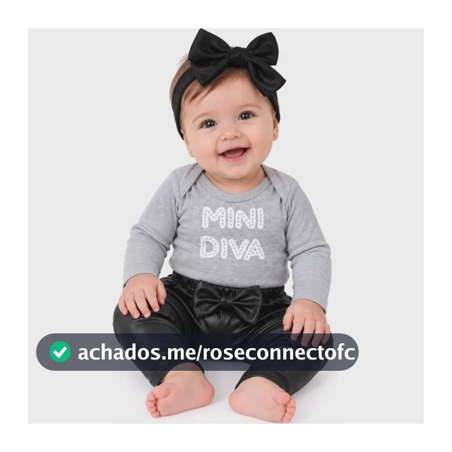 Conjunto Bebê Menina Mini Diva Bory Com Calça Cirrê Fofa