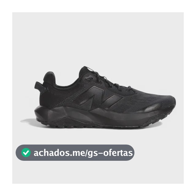 Tênis New Balance Nitrel V6 Masculino Corrida Trilha Preto 42 Br