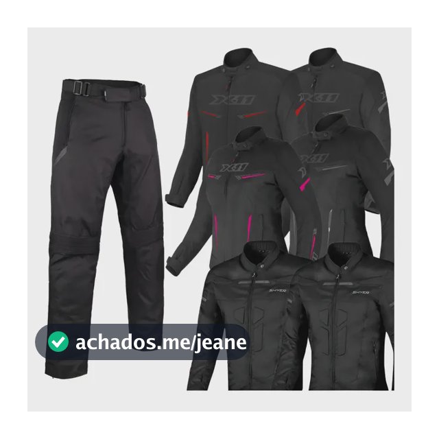 Kit Jaqueta Guard X11 Urban Proof Calça Ronin Motociclista