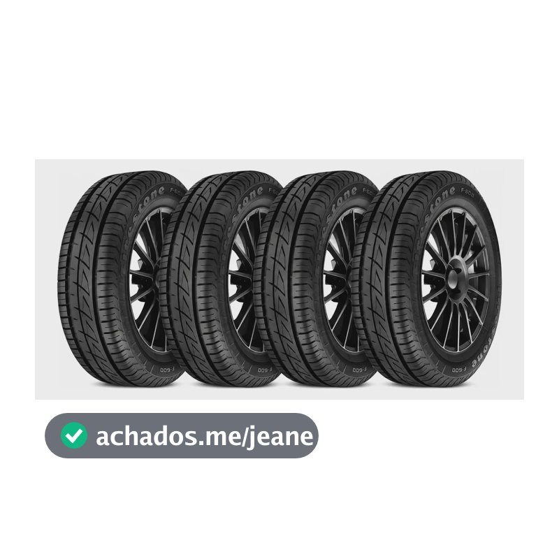 Kit 4 Pneus 185/65r15 F600 88h Firestone Aro 15 H