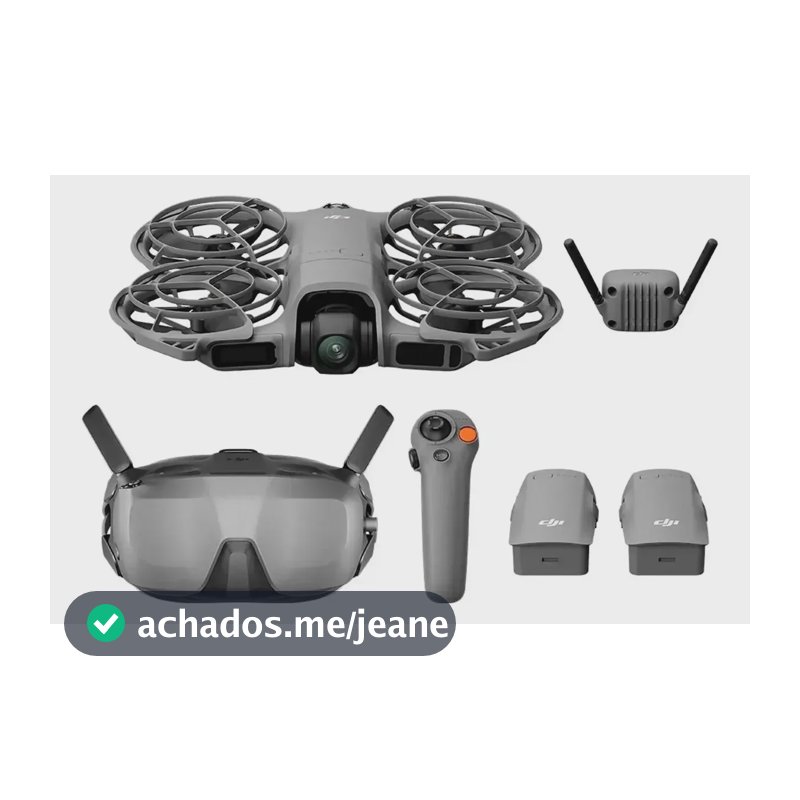 Drone Dji Neo 2 Fly More Combo Óculos Goggles N3 Dji072 Cor Cinza