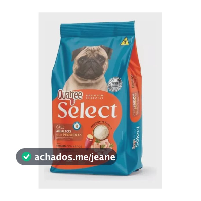 Ração Quatree Select Cães Adultos R.p Frango/arroz 10,1kg