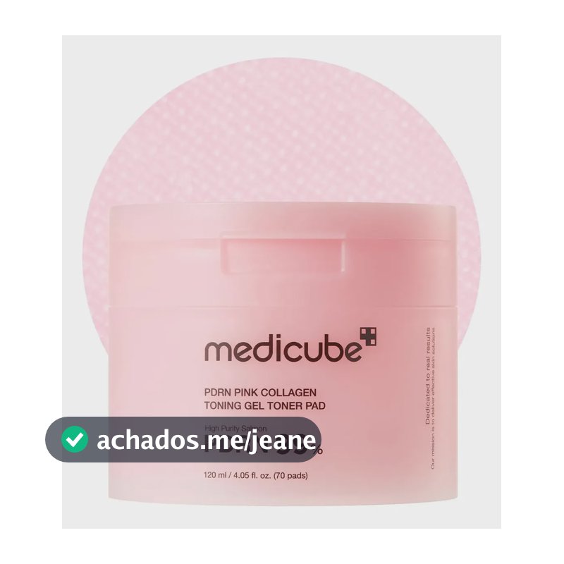 Medicube Pdrn Pink Collagen Gel Toner Pad | 120ml (70 Pads) Todo Tipo De Pele Dia/noite