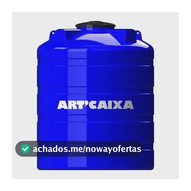 Caixa d'Água Artcaixa Box 5000 Litros Polietileno Azul