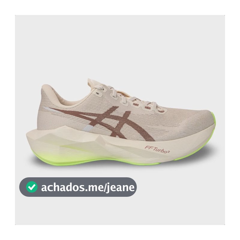 Tênis Asics Masculino Novablast 6 Corrida Performance Nude 43 Br