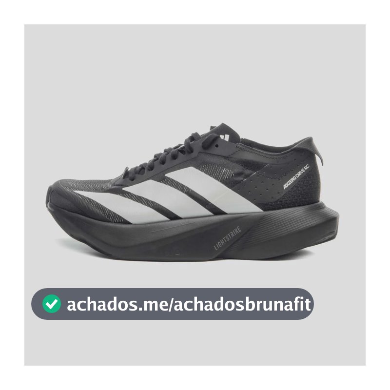 Tênis Masculino Adizero Drive Rc adidas Preto Liso 41 Br