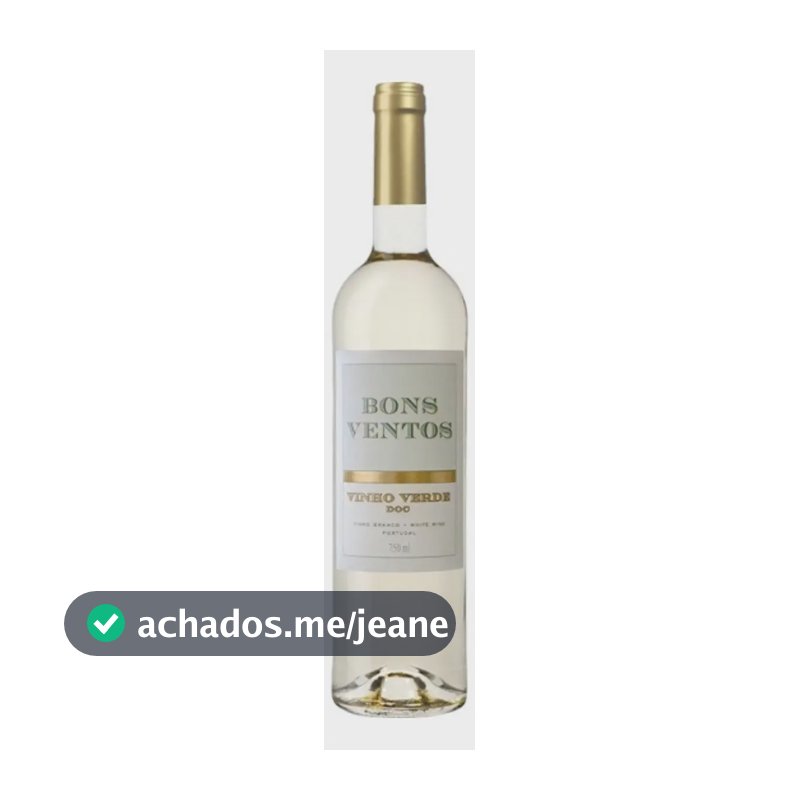 Vinho Portugues Bons Ventos Vinho Verde Branco 750ml