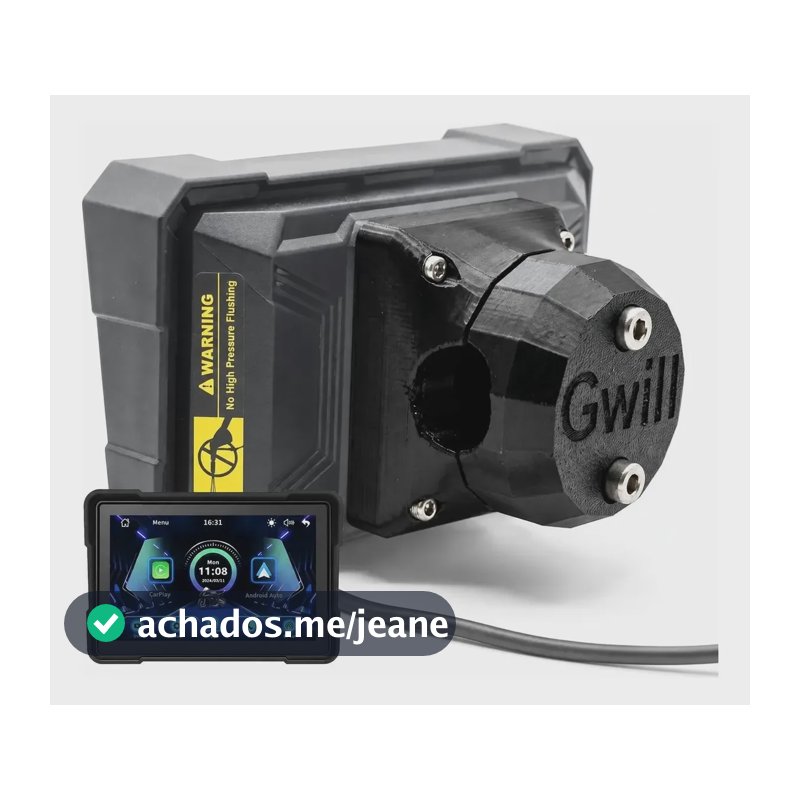 Suporte De Barra Para Multimídia Carplay Ekiy M15/m23 Moto Ø 22mm (7/8)