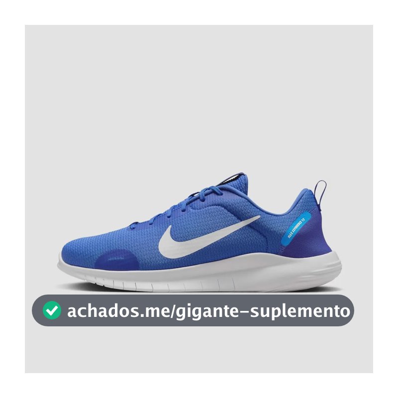Tênis Nike Flex Experience Run 12 Masculino Azul/branco 41 Br