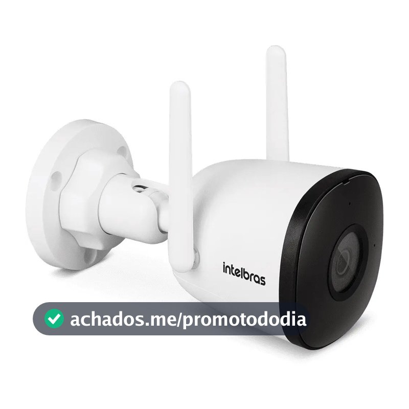 Câmera Inteligente Intelbras iM5SC con Wi-Fi Full HD color Branca