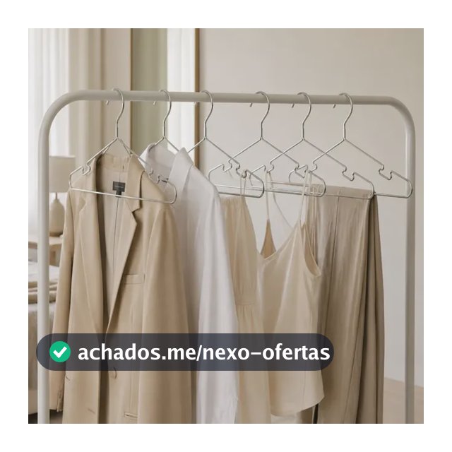 100 Unidades Cabides Luxo Executivo Cava De Aço Ikaza