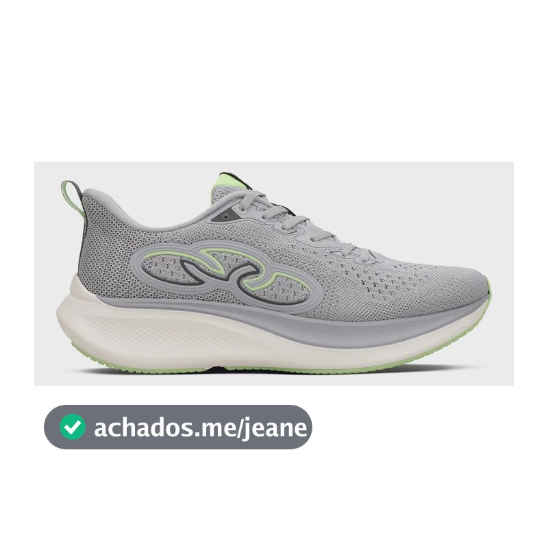 Tênis De Corrida Voa 3 Masculino Confortável - Olympikus Cinza 34 Br