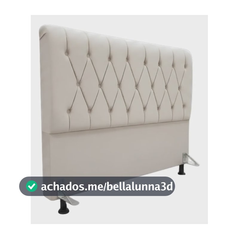 Cabeceira De Cama Box Queen 160 Cm Mallu Bege