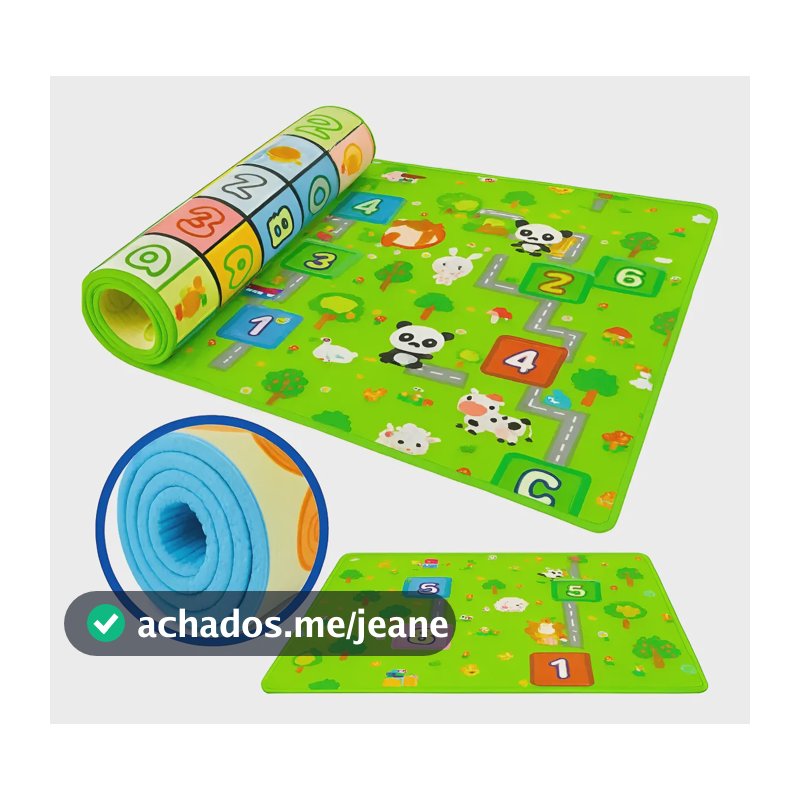 Tapete Interativo Térmico Tatame Infantil Educativo P/ Bebê