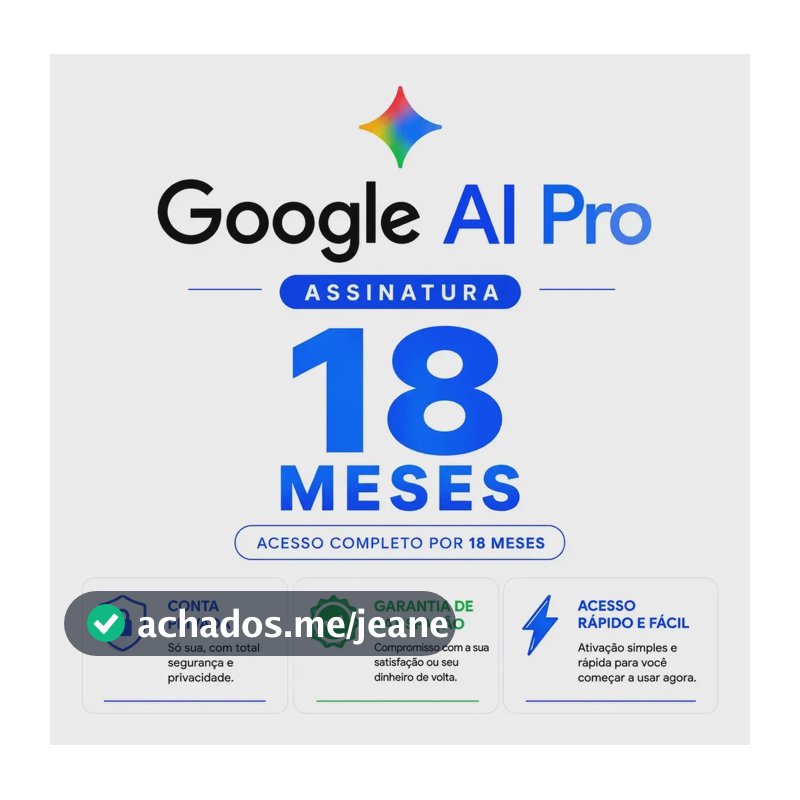 Google Ai Pro - Gemini - 18 Meses - Privado No Seu Email