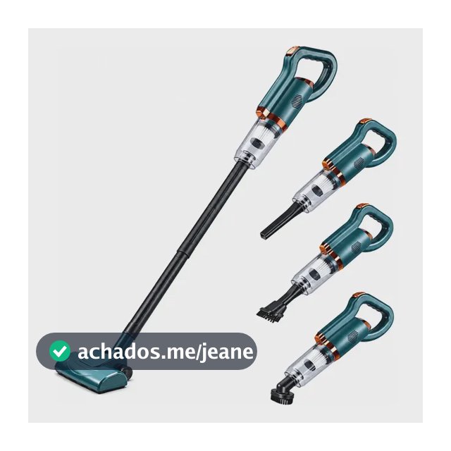 Aspirador Sem Fio Multifuncional Potente Com Filtro Extra Verde-escuro 8.4v
