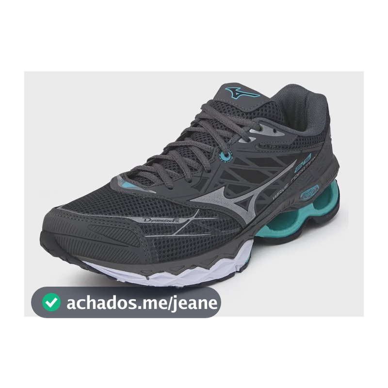 Tenis Mizuno Creation 20 Academia Caminhada Corrida Oferta Grafite Com Verde 41 Br