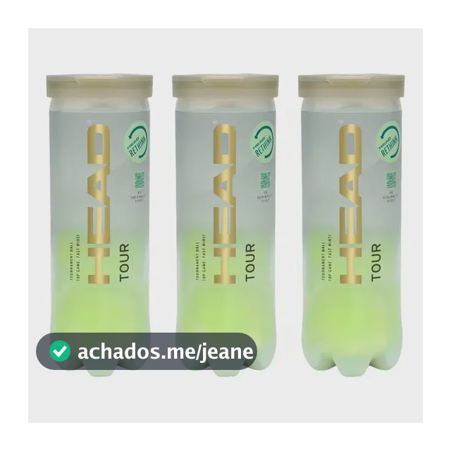 Bola De Tênis Head Tour Pack Com 03 Tubos