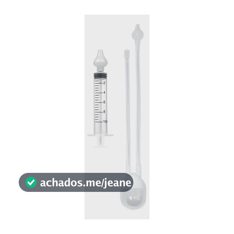 Aspirador Nasal Por Sucção Com Seringa Buba